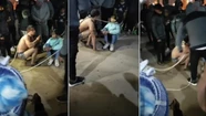 Video: ataron del cuello a una pareja de ladrones y casi los prenden fuego
