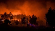 Impactante incendio forestal en Portugal: 8 heridos