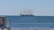 La Fragata Libertad ya está en Mar del Plata