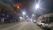 Video: así se incendiaba el viejo cine San Martín