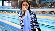 La nadadora Delfina Pignatiello fue octava en los 1500 metros en su debut 