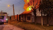 El fuego afectó a la casa de Ingeniero J. Rateriy y Arana y Goiri.