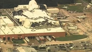 El tornado arrasó con la fábrica de medicamentos de Pfizer.