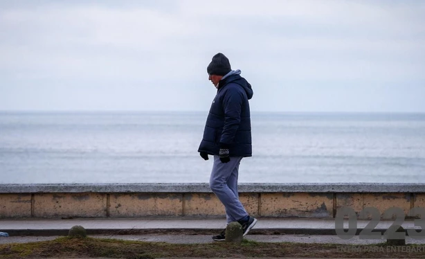 Llegó el frío a Mar del Plata: las temperaturas rondarán los 0°C y podría haber heladas esta semana. Foto: 0223.