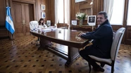Sergio Massa y Cristina Fernández de Kirchner se reunieron en el Senado.