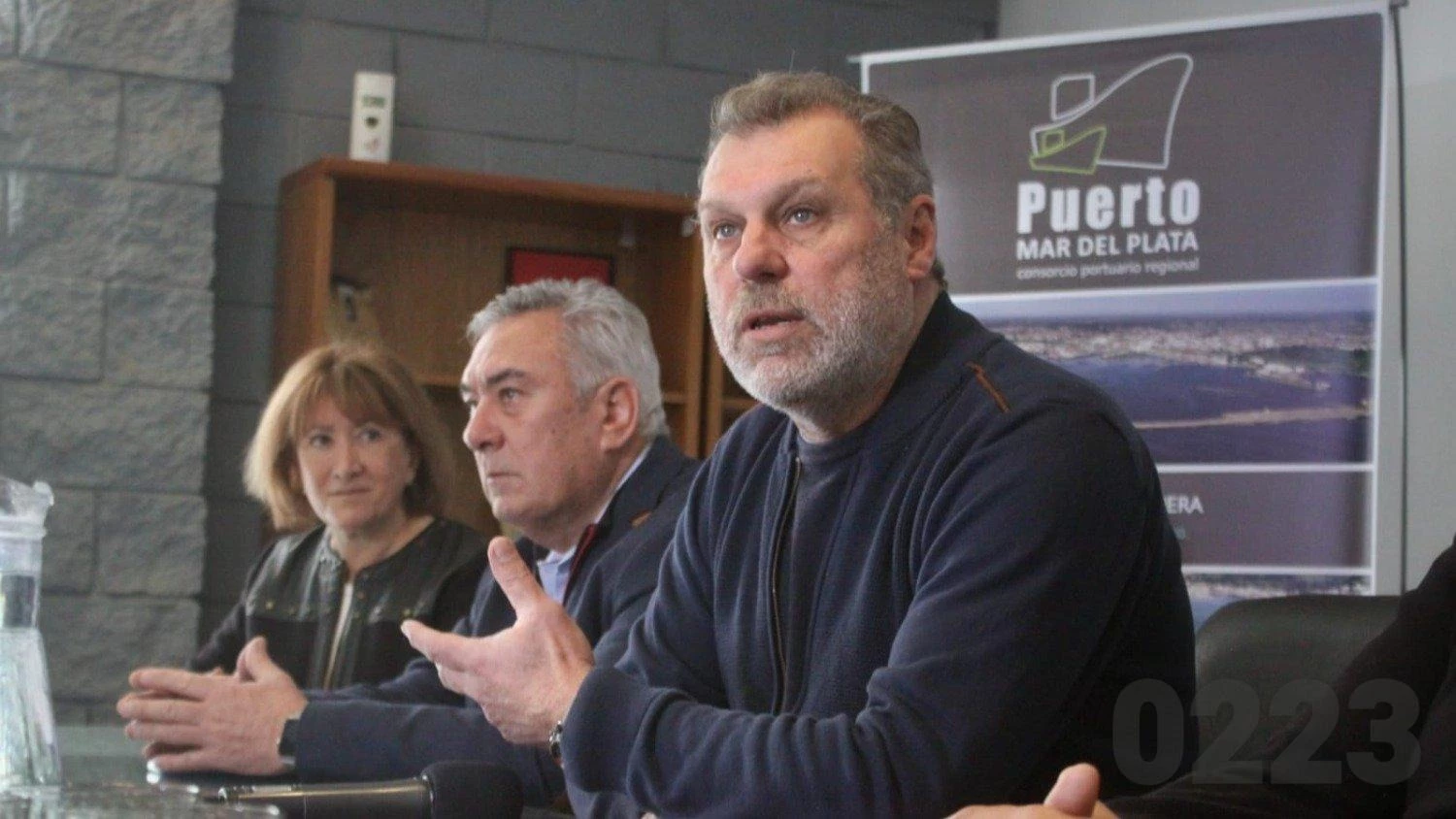 Gabriel Felizia, presidente del Consorcio Portuario de Mar del Plata. Foto:0223