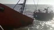 Se hundió un buque pesquero frente a las costas de Samborombón