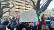 La protesta provocó un corte de tránsito en Belgrano y La Rioja. Fotos: 0223.