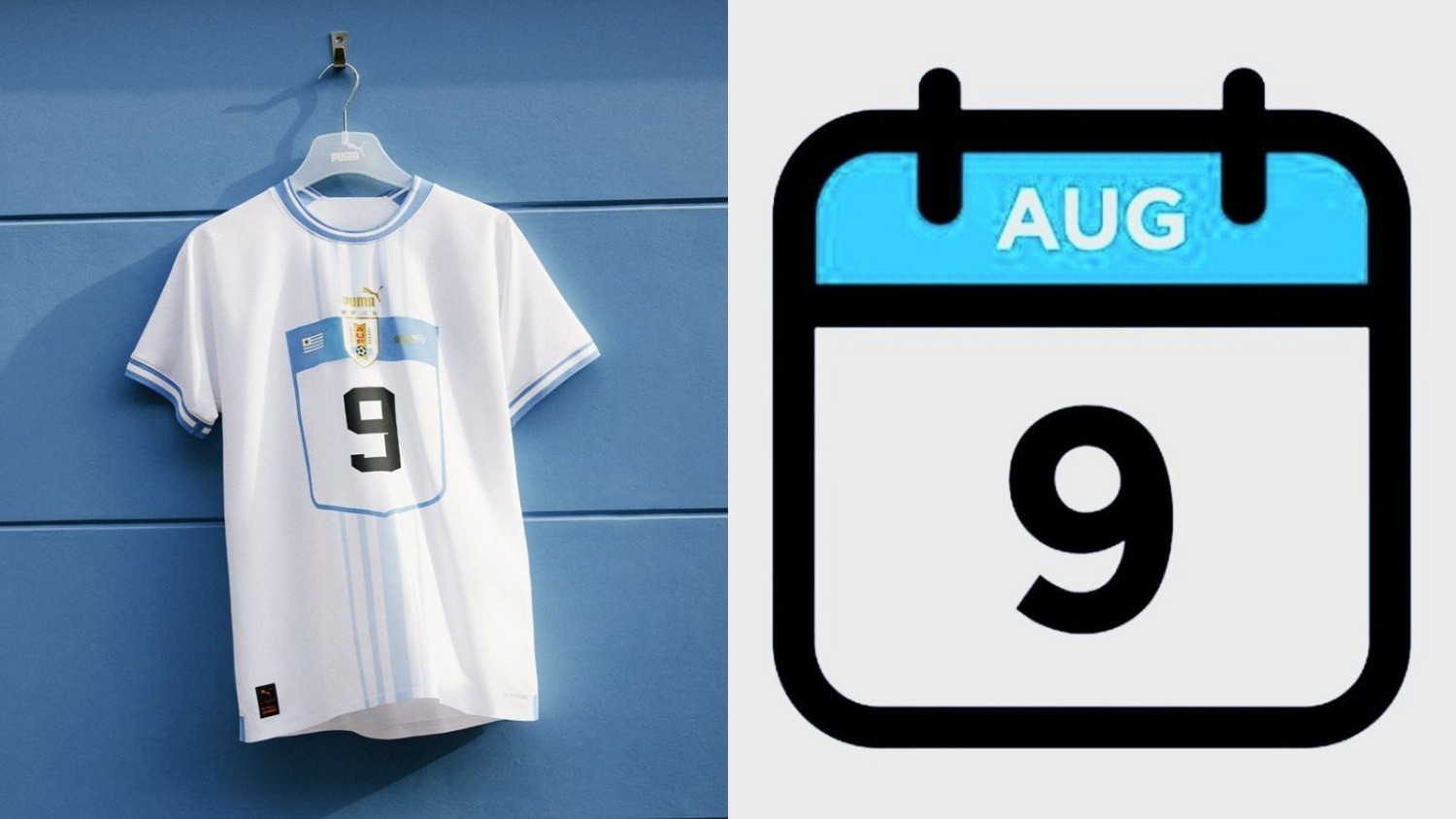 Camiseta de Uruguay para el Mundial Qatar 2022