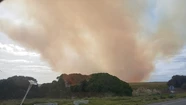 Se incendió un campo de 30 hectáreas en El Marquesado lindero a las tierras cedidas al MTE