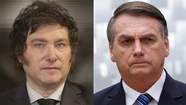 Javier Milei recibió el apoyo de Jair Bolsonaro.