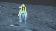 La nave "Chandrayaan-3" se posó con éxito en la Luna.