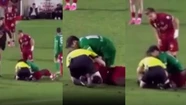 Un árbitro reanimó a un jugador en un partido en Australia y le salvó la vida