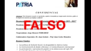 Viral en WhatsApp: es falso el supuesto documento confidencial del Instituto Patria