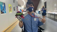 Matías De Andrade, orgullo marplatense: alzó la medalla de plata en los Juegos Paralímpicos