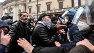 Crece la preocupación en Italia por las marchas de "extremistas" y "antivacunas"