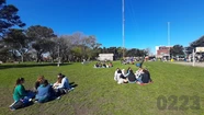 A puro sol, Mar del Plata celebró la llegada de la primavera y el Día del Estudiante
