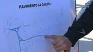 Proyectan obras de pavimentación en La Caleta