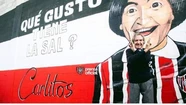 Carlitos Balá, un embajador de Chacarita Juniors: socio honorario y mural en el estadio