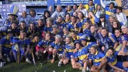 "Las Gladiadoras" de Boca, en una concurrida Bombonera, nuevamente campeonas del fútbol argentino femenino