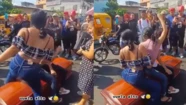 Polémico video: jóvenes despidieron a su amiga muerta "perreando" sobre el ataúd