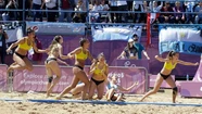 Con la marplatense Jimena Riadigos, el beach handball es medalla de oro