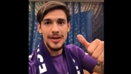 Martínez Quarta saludó en italiano a los hinchas de Fiorentina