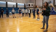 Inés Arrondo visitó a la Selección Femenina U18 y felicitó a la CABB