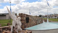 Inauguran en Lobería la plaza Héroes de Malvinas