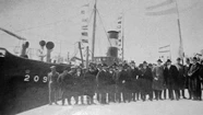 El Chubut llegó el 9 de octubre de 1922 al Puerto de Mar del Plata y realizó la primera descarga. 