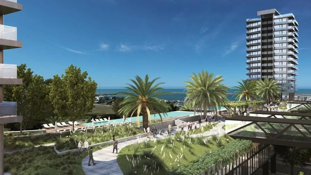 El proyecto contempla un parque de 6 mil metros cuadrados y una gran piscina.
