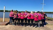 "Rosas del Mar": un grupo de mujeres marplatenses que atravesó el cáncer de mama y hoy reman juntas