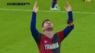 El sentido homenaje "10" de Messi a Diego: gol, camiseta y casi "Mano de Dios"