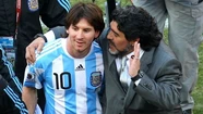 Messi tampoco se quedó afuera del recuerdo de Maradona