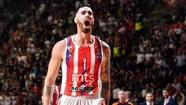 Video: lo mejor del notable partido de Vildoza para Estrella de Belgrado 