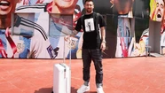 Lionel Messi, el primero de la nómina de Argentina en llegar al país.