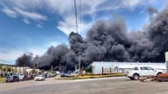 Impactantes imágenes del incendio en Bonano