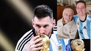 Emotivo video: el abuelo de 100 años que anotaba todos los goles de Messi lo alentó desde el cielo y su nieto siguió la tradición