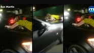 Video: se arrepintió de venderle un Mercedes, se lo robó y la arrastró varias cuadras en el capot