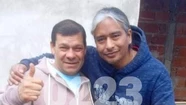 Figueroa (izquierda) y su cuñado, una de las víctimas.