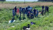 Una familia que viajaba a Mar del Plata despistó y volcó con su auto en ruta 2: murió el conductor