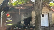 Se incendió una vivienda y sufrió severos daños materiales