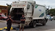 Miramar: muere un recolector de residuos aplastado por la compactadora del camión