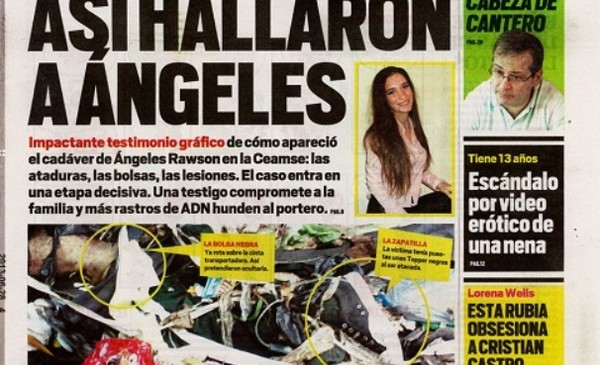 Petición · Despido y disculpa pública Diario MUY- Fotos del cadáver de  Angeles Rawson ·